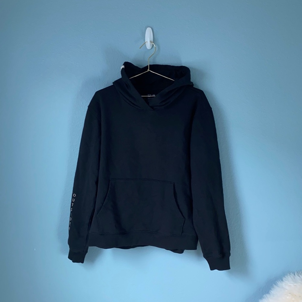 Tentree black outsider boyfriend hoodie